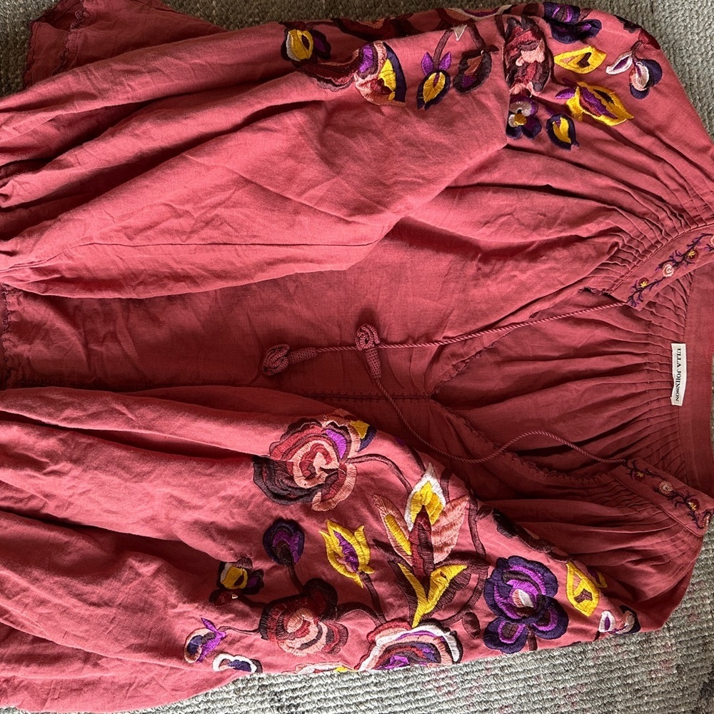 Embroidered Floral Blouse